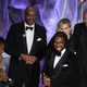 Karen Rupert Toliver and Matthew A. Cherry accept the Animated Short Film award for ‘Hair Love’ onstage during the 92nd Annual Academy Awards on February 09, 2020 in Hollywood, California.
